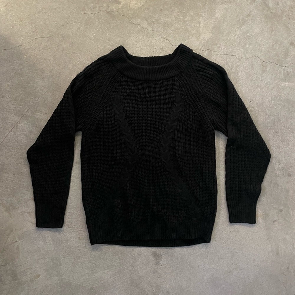 Nasty Gal Black knit sweater